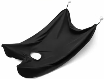 Delantal para afeitar sin ensuciar